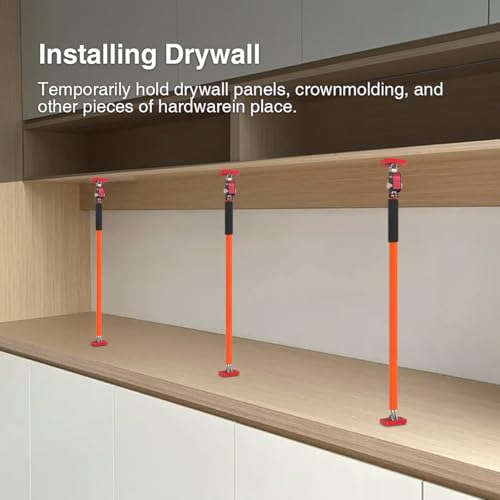 2 Pack Cabinet Jack Support Pole 35.4-63in Adjustable Telescopic Rod