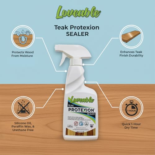 EcoDecors Teak Cleaner & Teak Sealer Kit for Wood Furniture Care - style: Teak Cleaner - Sealer Combo