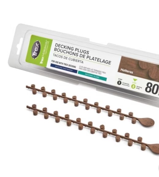 Trex Decking Plugs (80ct) (Hatteras 80ct) - color: Hatteras 80ct