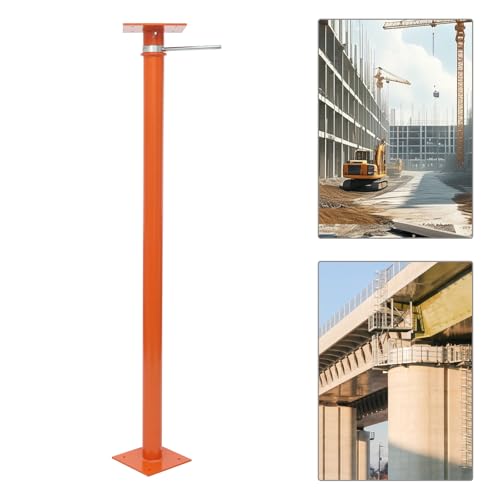 House Floor Jack, 61"-85" Height Range, 8000 lbs Max Load Capacity, Lift Support Telescoping Jack Post, Steel Temporary Support Column, Adjustable Jacking Post for Basement, Beam, Construction - size: 61"-85"