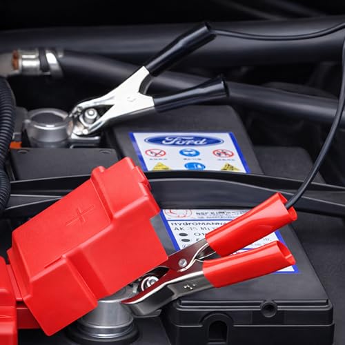 5Pair Alligator Clips Electrical, 50A 3.1inch Heavy Duty Insulated Pure Copper Charging Battery Clips Alligator Clamps, Spring Loaded Truck Car Electrical Battery Test Jumper Lead Probe