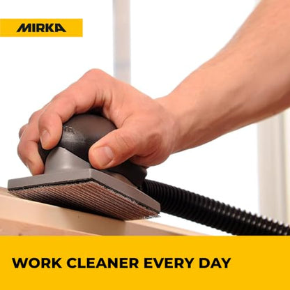 Mirka Abranet 2.75x5 Inch 240 Grit Mesh Sanding Sheets Hook & Loop, 50 Pack - size: Grit 240