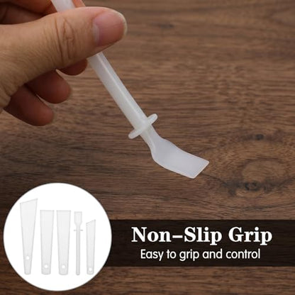 Ymapinc 5Pcs Applicator Glue Spreaders, Woodwork DIY Craft Art Projects