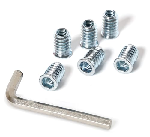 5/16-18 Threaded Inserts for Wood 20mm Length Furniture Screw in Threaded Insert Nuts 40 Pieces - size: 5/16-18 x 20mm*40pcs
