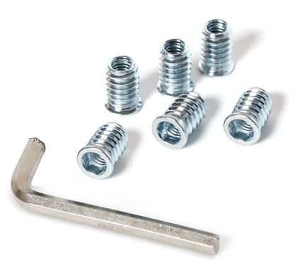 5/16-18 Threaded Inserts for Wood 20mm Length Furniture Screw in Threaded Insert Nuts 40 Pieces - size: 5/16-18 x 20mm*40pcs
