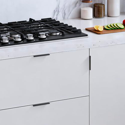 Ravinte Hardware Matte Black Cabinet Pulls Finger Edge Pulls 3 Inch 10 Pack - size: 3 Inch(76mm) Center-to-Center