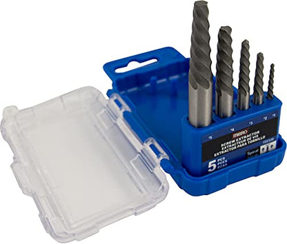Mibro | 5 Piece Spiral Flute Screw Extractor Kit