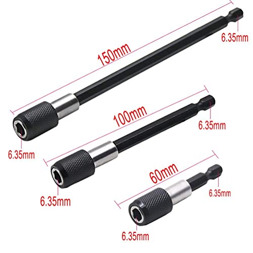 Flexible Drill Bit Extension Set, Includes 105° Right Angle Drill, Bendable Drill Extension, 3pcs 1/4 3/8 1/2" Universal Socket Adapter Set, 3pcs Drill Bit Holder, Screwdriver Bit Kit
