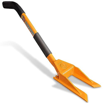 30” Demolition Pry Bar & Crowbar – Oval Handle Wrecking Bar for Ceiling & Wall Demo – Heavy Duty Nail Puller Tool for Contractors, Firefighters & Home Renovations - size: 30" Oval