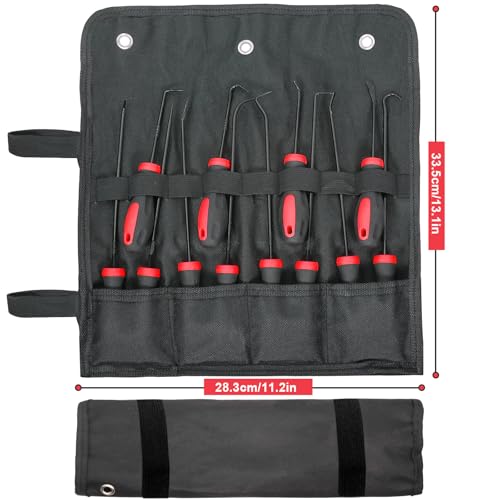 Keze 12 Pcs Pick and Hook Tool Set - color: Black-12 Hook and Pick Set