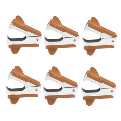 Clipco Staple Remover (6-Pack) (Orange) - color: Orange