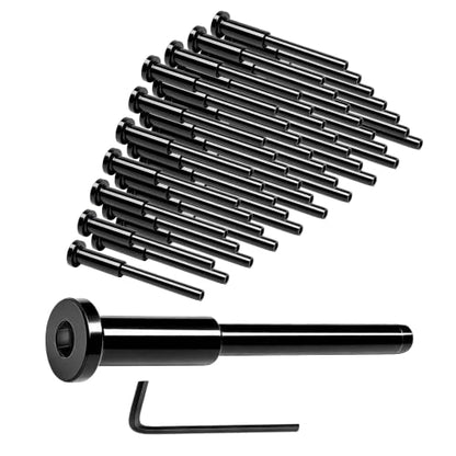 50-Pack 1/8" T316 Black Stainless Steel Invisible Cable Railing Kit