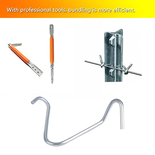 TPWC100 T-Post Wire Clips - size: A070-100pcs