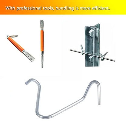 TPWC100 T-Post Wire Clips - size: A070-100pcs