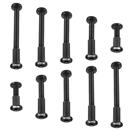 M6 Hex Drive Socket Cap Bolt Kit, Black, 30 Sets - color: Black, size: M6x20/30/40/50/60mm