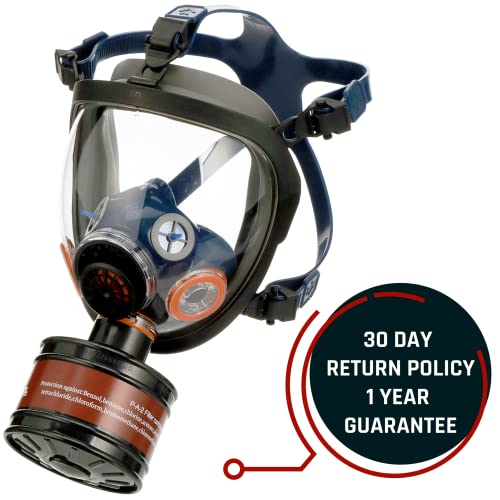 Parcil Distribution ST-100X Light Amber Full Face Respirator - color: Light Amber