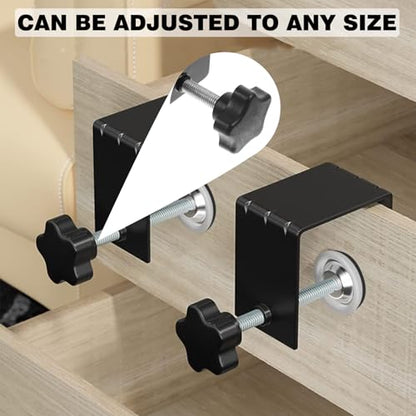 Drawer Front Installation Clamps Cabinet Hardware Jig Tool Face Frame Cabinet Hardware Template Clamps 2 pcs