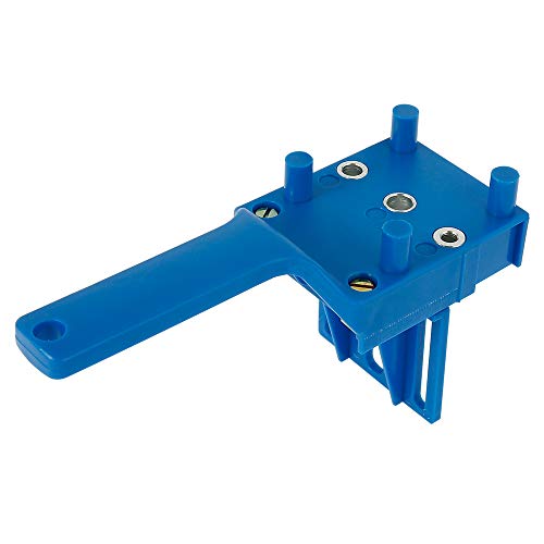 Dowel Jig Kit Woodworking Drill Guide Set Fits 6mm(1/4") 8mm(5/16") 10mm(3/8") Drill Bits Wood Drilling Straight Hole Drill Guide Metal Sleeve Wood Drilling Doweling Hole Saw Locator Woodworking Tools