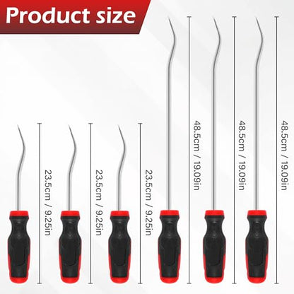 TOOLEAGUE 6Pcs Heavy Duty Trim Removal Tool Set - size: 3Pcs Short,3Pcs Long