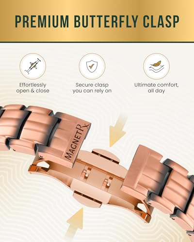 MagnetRX® EllipseMAX Copper Magnetic Bracelets for Men (Classic) - color: 5x Strength - EllipseMAX (5,000 Gauss)