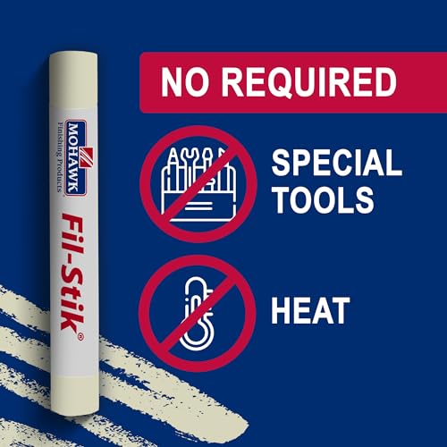Mohawk Fil-Stik, Wax Putty Stick for Wood Repair, English Leather, M230-0051, 1 Count
