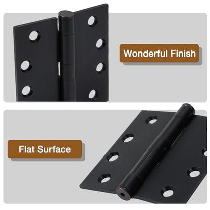 TDCHINGES Commercial Door Hinges 4"x4.5" Oil Rubbed Brown Heavy Duty NPR - color: Oil Rubbed Bronze, size: 3 Pack