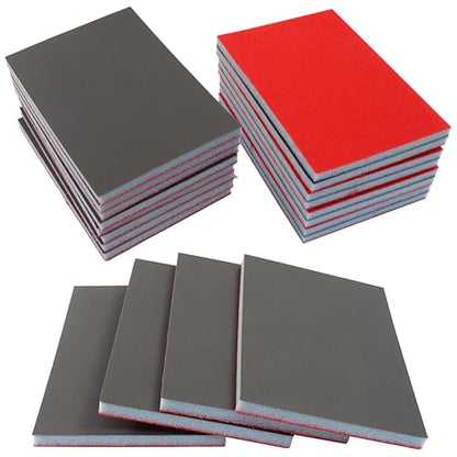 20Pcs 1200 Grit Sanding Sponge Set - style: 1200 Grit-20 Pcs