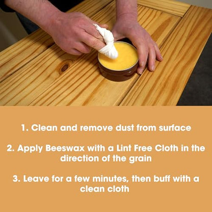 Furniture Clinic Beeswax Furniture Polish, Natural Wax, Traditional - style: Traditional