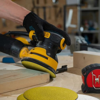220 Grit 6-Inch Sanding Discs, 100-PCS, No Hole Hook and Loop Sandpaper Set, Round Orbital Sand Paper Discs for Sander - style: 6-Inch No Hole