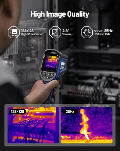 TOPDON TC004 Mini Thermal Imaging Camera, 240 x 240 TISR Resolution
