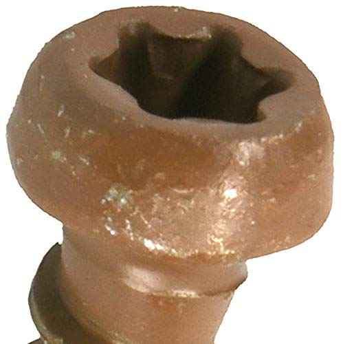 Deck Plus 48460 Redwood Star-Drive Composite Deck Screws (#10 x 3")