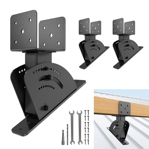 3Pcs 4x4/4x6 Heavy Duty Roof Riser Brackets Kit - style: pack of 3