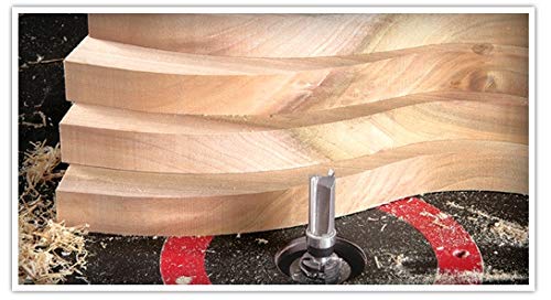 Amana Tool 45368 Carbide Tipped Flush Trim Plunge Template Router Bit 1-1/2 Dia x 1-3/4 Inch x 1/2 Shank with Upper Ball Bearing - size: 1-1/2 Dia x 1-3/4" x 1/2