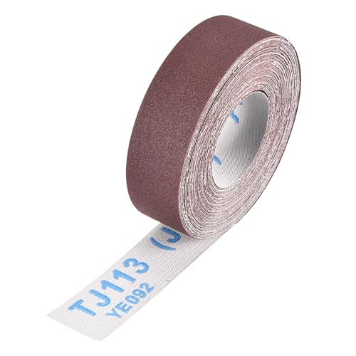 Sandpaper Roll 1Inch 26FT 320Grit Aluminum Oxide Emery Cloth Roll - size: 1 Inch x 25 Feet 320 Grits