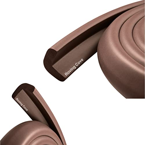 Roving Cove Furniture Edge Protector, Desk Edge Cover, Large 9ft Edge Only - color: Coffee Brown, size: Large 9 Foot (Pack of 1)