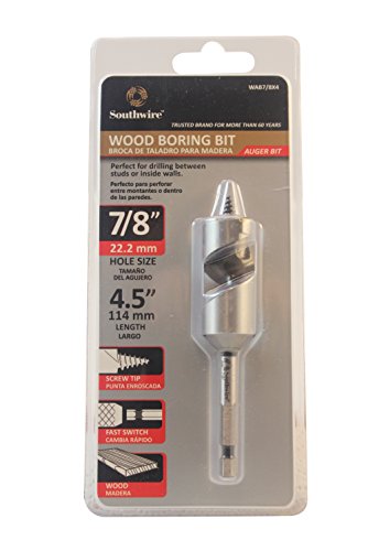 Southwire BIT;WOOD AUGER 7/8" X 4.5" (WAB7/8X4-1/2 - size: 7/8 X 4.5 Inch