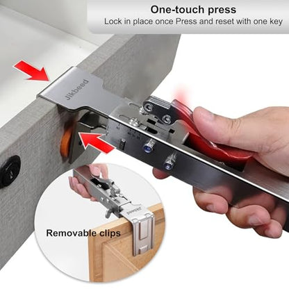 Drawer Front Installation Clamps, Drawer Clamps for Drawer Panel Installation Fixing Clips, Easy, Labor-Saving, and Efficient Drawer Fixing Clip