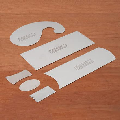 StewMac Scraper Blades, Set of 6 - size: Set of 6