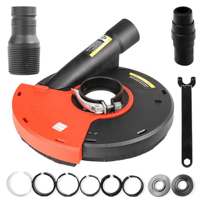 HERZO Universal Surface Grinding Dust Shroud for 9 Inch Angle Grinder Grinding Task - size: 9 inch