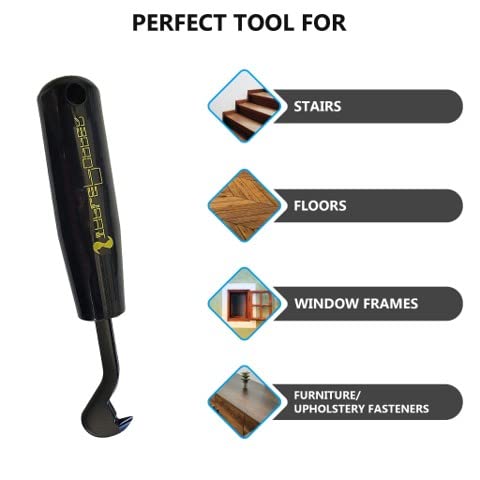 StaplePopper Mini – Heavy Duty Staple Remover Tool & Staple Puller | Fastest Hand Tool for Carpet Staples | Contractor Grade Staple Remover Stick for DIY, Upholstery & Flooring Projects - style: Claw