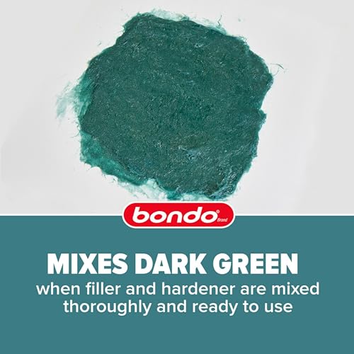 3M Bondo Short Strand Fiberglass Reinforced Filler 1.37 LB (621 g) with Bondo Cream Hardener 0.5 oz (14g), Repair Holes Up To 0.5 IN, Waterproof (SS-PT-ES) - size: 0.5 Ounce (Pack of 1)