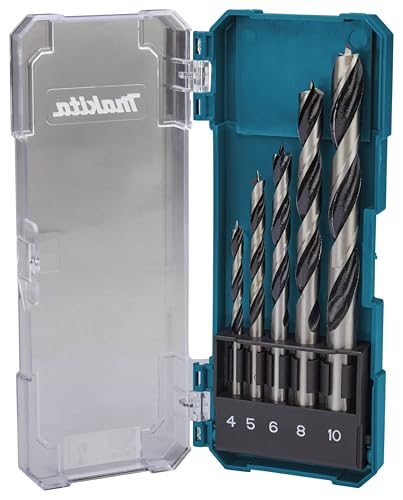 Makita D-72861 Wood Drill Bit Set 5 Piece