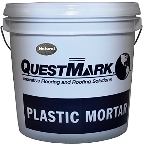 QuestMark 2105 Standard Epoxy Concrete Floor Patch and Resurfacer - 2 Gallon Unit, Natural - Fill and Repair Cracks, Holes, Pits and Spalling - color: Natural, size: 2 Gallon Unit