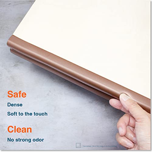 Roving Cove Furniture Edge Protector, Desk Edge Cover, Small 9ft Edge Only - color: Coffee Brown, size: Small 9 Foot (Pack of 1)