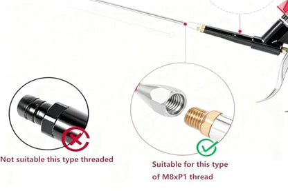 Professional Spray Foam Gun Extension Kit,13.8 inch,Threaded