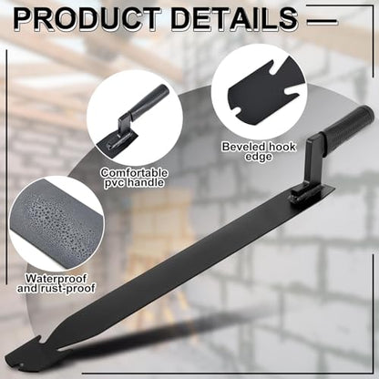 Black 23 Inch Roof Slate Ripper Shingle Nail Puller Removal Tool - color: Black, size: 23 Inch