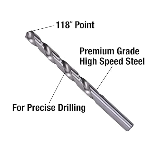 Century Drill & Tool 11609 Letter Gauge Drill Bit, I - size: Size-I