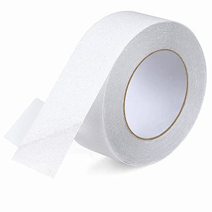 Anti Slip Tape, Waterproof Self Adhesive Transparent 2"x32.8Ft Grip Tape - color: Transparent, size: 2 Inch x 32.8ft