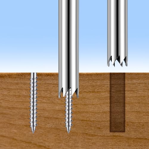 Blulu 3 Pcs Single Screw Extractor 3/8" Broken Extractor Screw Remover - size: 3/8inch