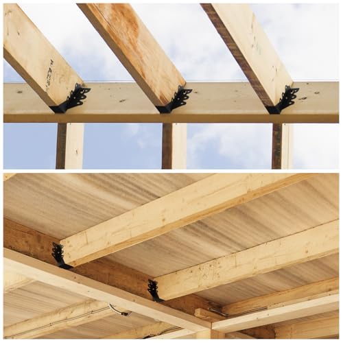 2x6 Joist Hanger 48Pcs,Q235B Steel Joist Bracket for Wood - size: 48PCS, style: 2''X6'' Joist Hanger
